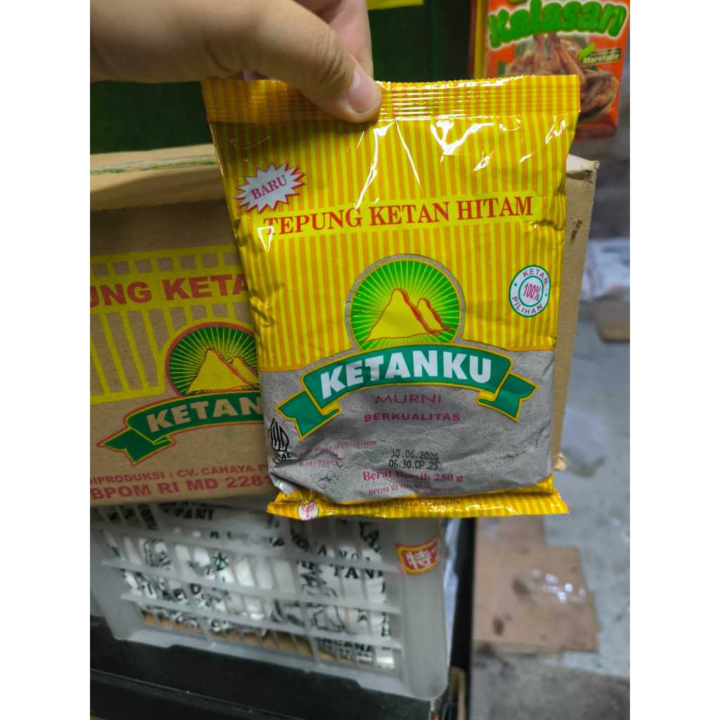 

1 Dus Tepung Ketan Hitam Ketanku 250 Gram X 20 Pcs