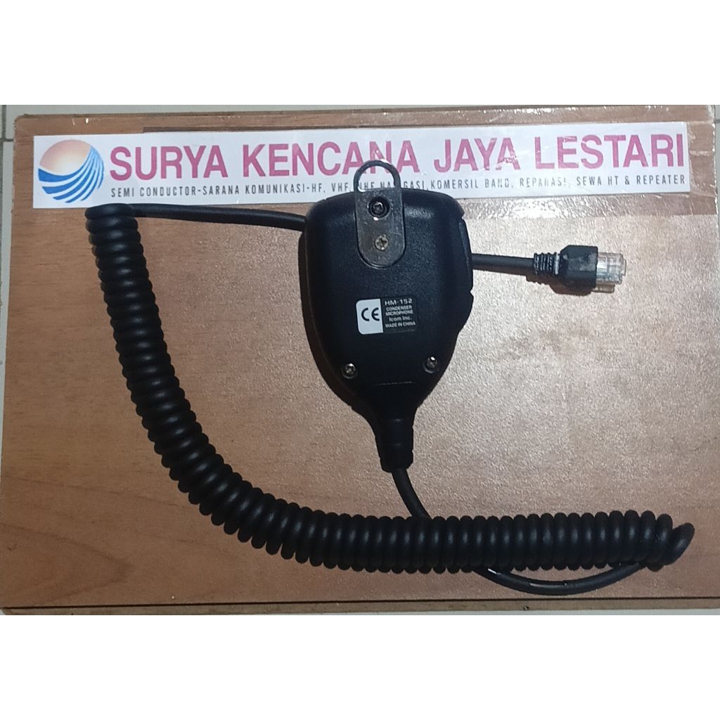 EXTRAMIC MICROPHONE RADIO RIG ICOM A110 IC F5023H HM152  MIC HM-152