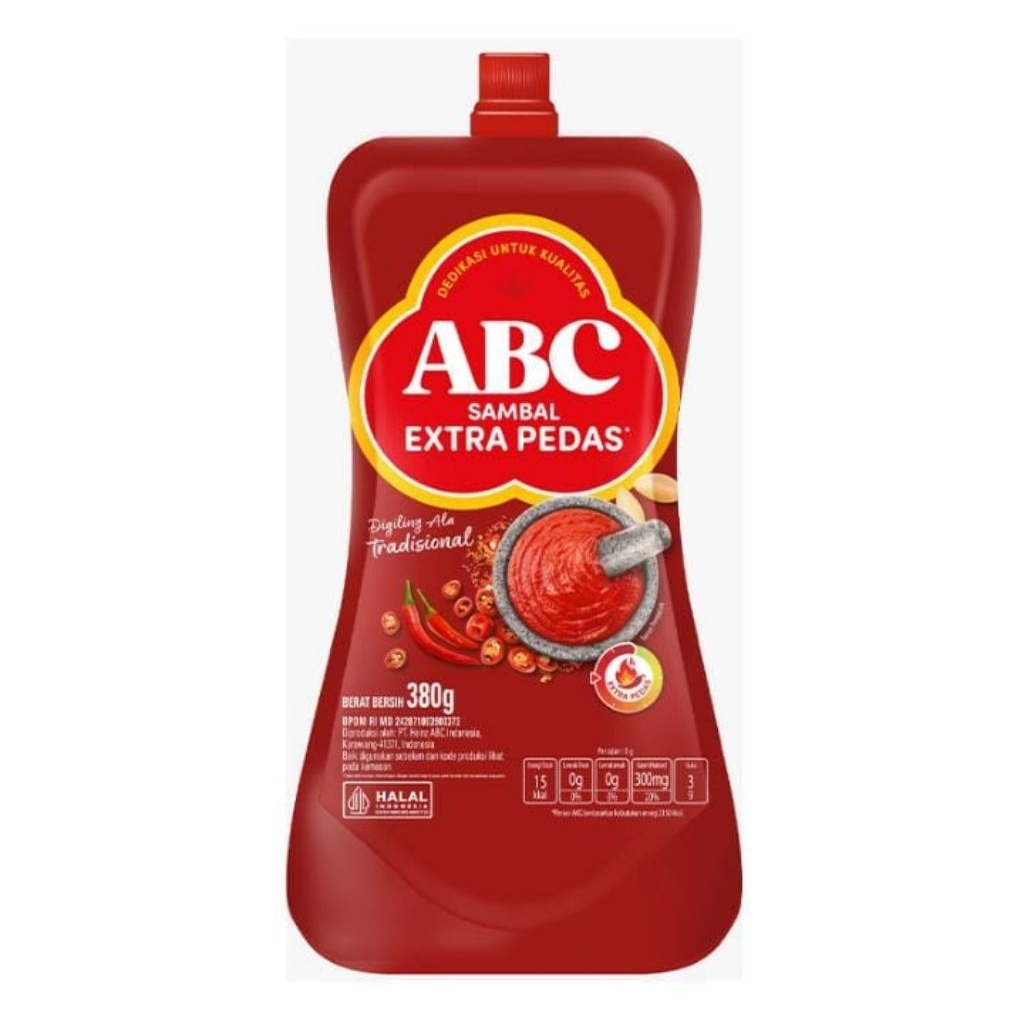 

ABC Sambal Extra Pedas Pouch 280 g
