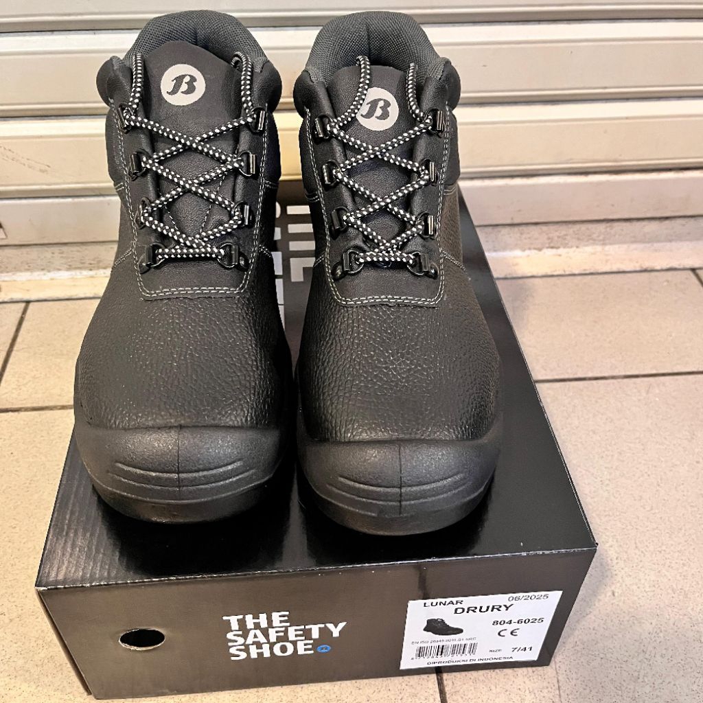 Safety Shoes BATA DRURY / Sepatu Safety BATA DRURY BLACK BROWN