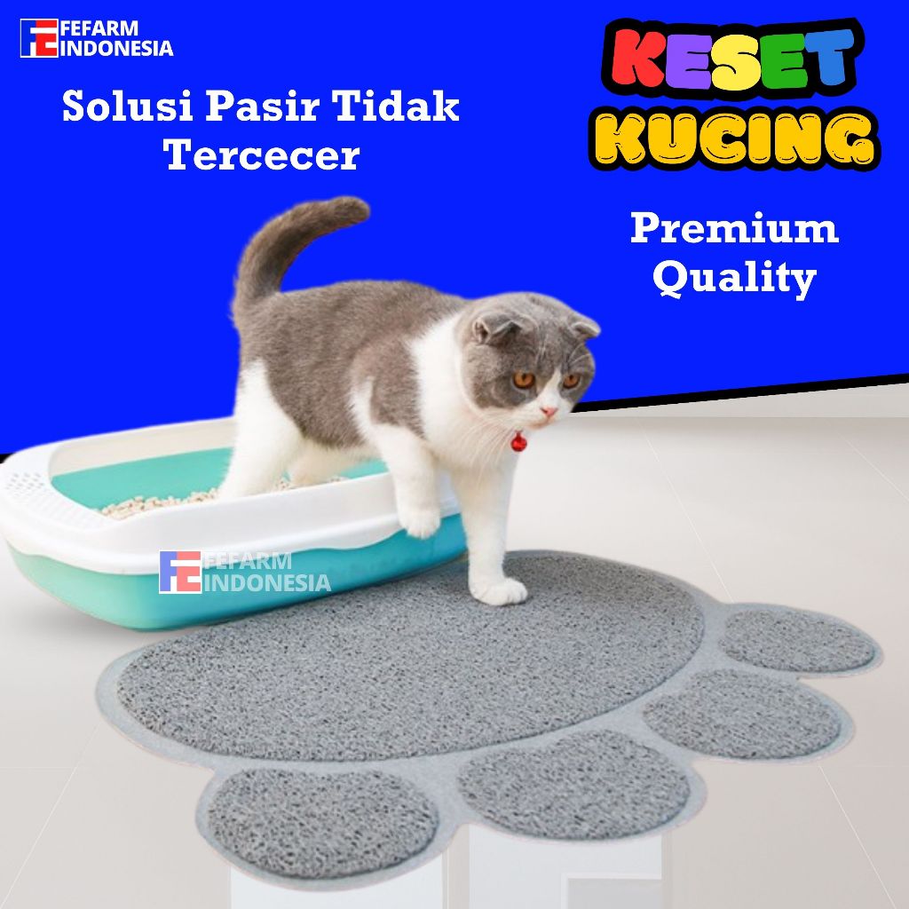 Paw Cat Litter Keset Kaki Pasir Kucing FEFARM