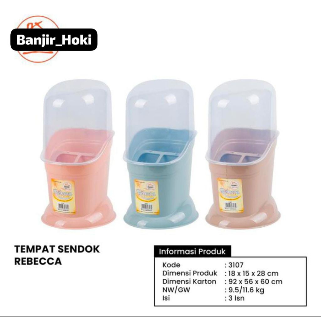 Z3 Tempat Sendok Tutup Wadah Sendok Garpu Pakai Tutup Sendok