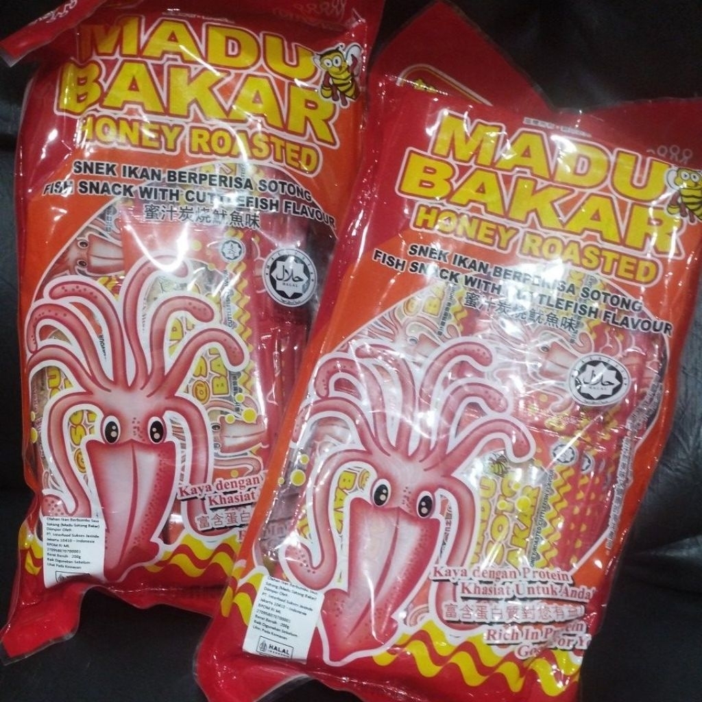 

Crowna Snack Ikan Perisa Sotong Madu Bakar Juhu Snack Sotong