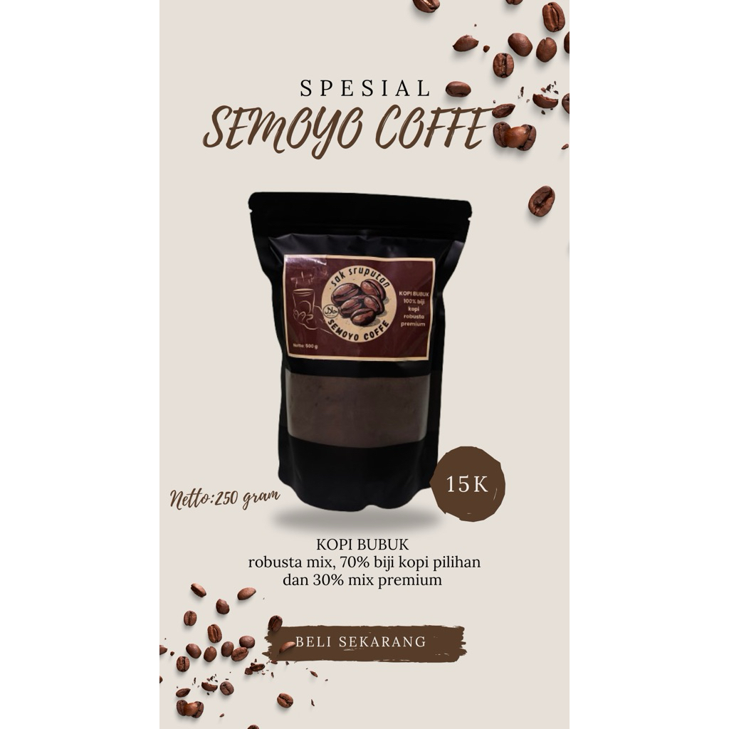 

KOPI BUBUK ROBUSTA MIX LERENG ARJUNO