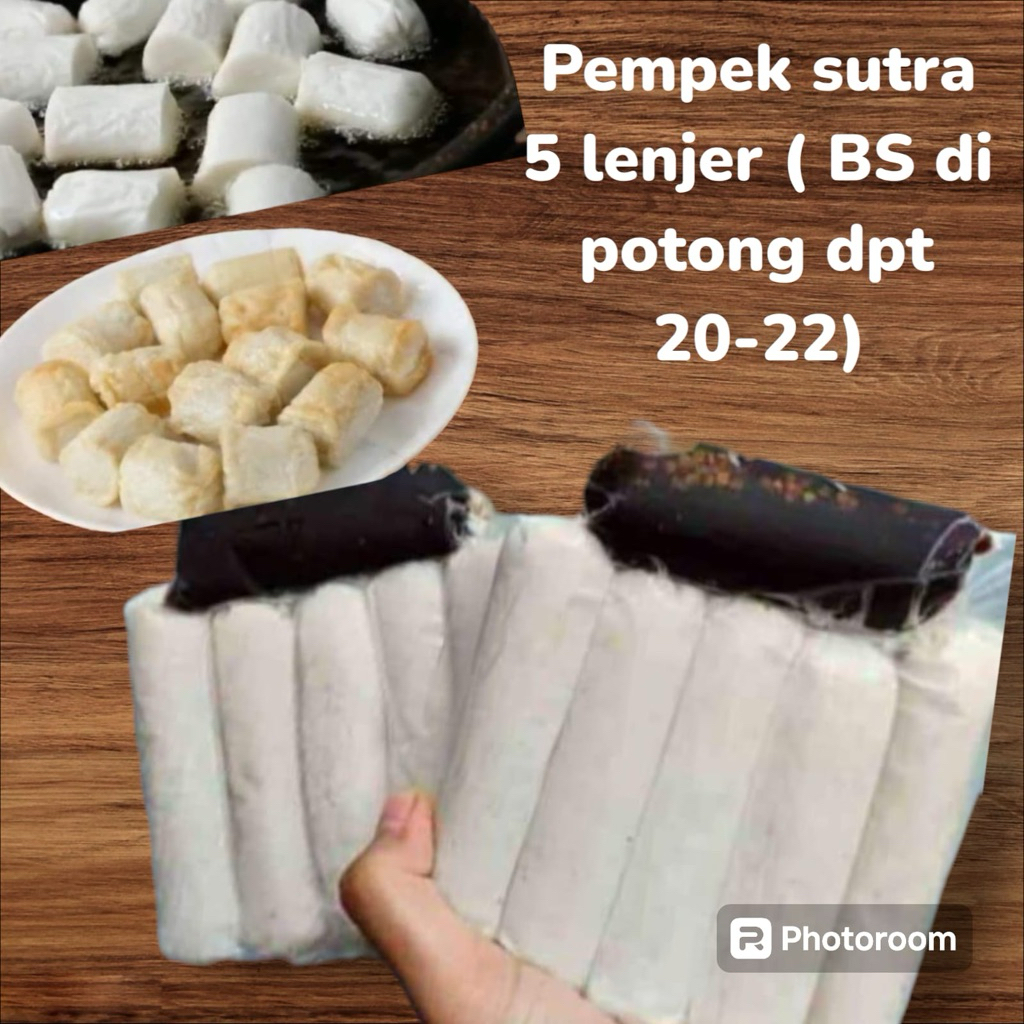 

Pempek sutra premium isi 5 lenjer