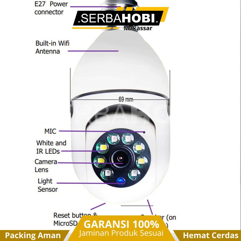 CCTV BOHLAM bisa putar 360derajat