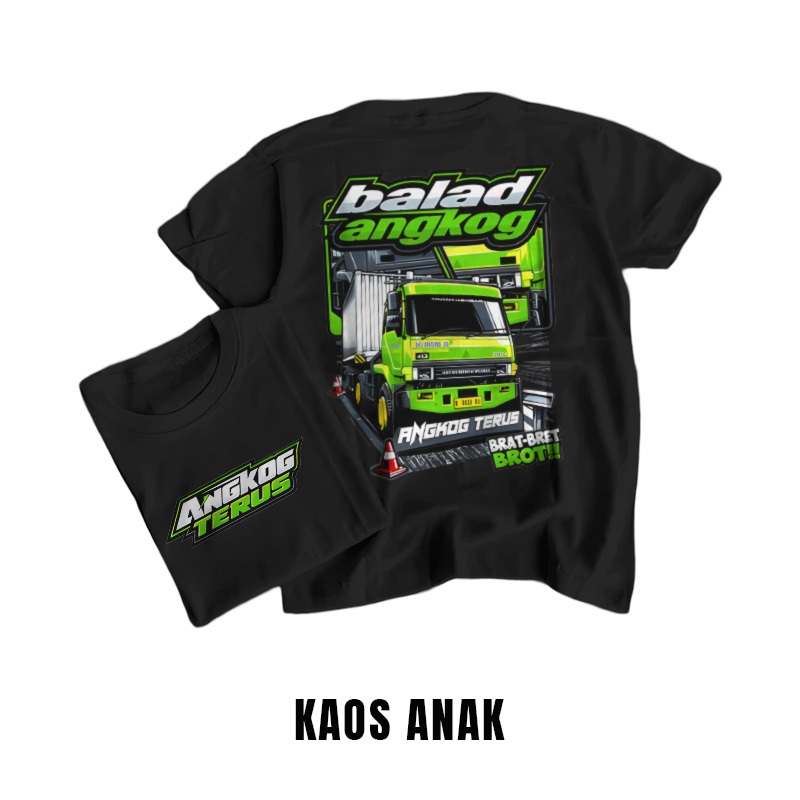 Kaos Truk Oleng Anak Baju Balad Angkog Anak Umur 2 - 14 Tahun