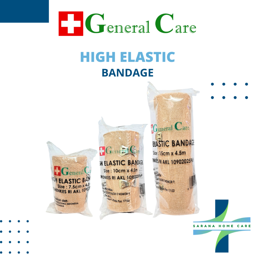 GENERAL CARE High Elastic Bandage / perban elastis / perban olahraga / perban cedera / gc elastic ba