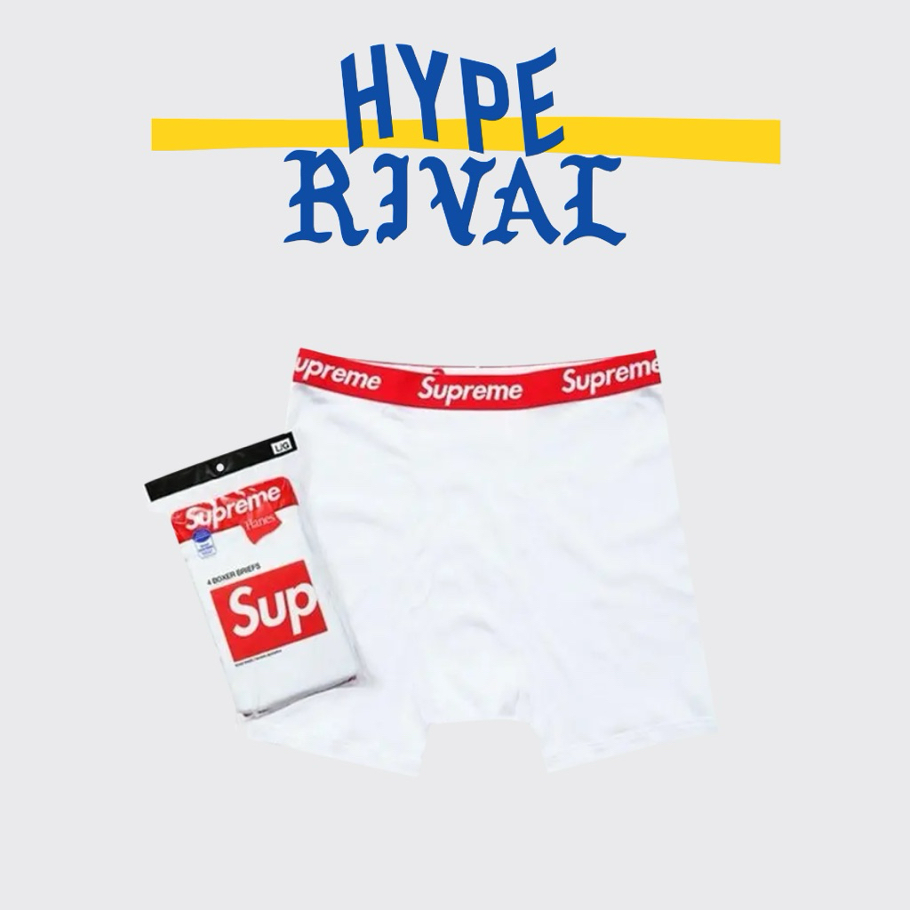 Supreme Hanes Boxer White (100% Original)