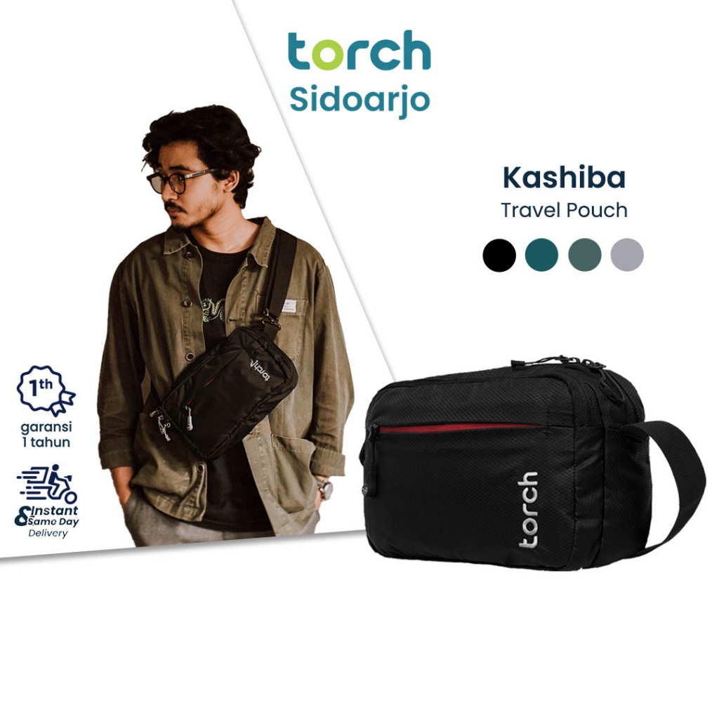 TORCH Kashiba 3 Liter Tas Selempang Bahu Pria Wanita Unisex Ringan Anti Air