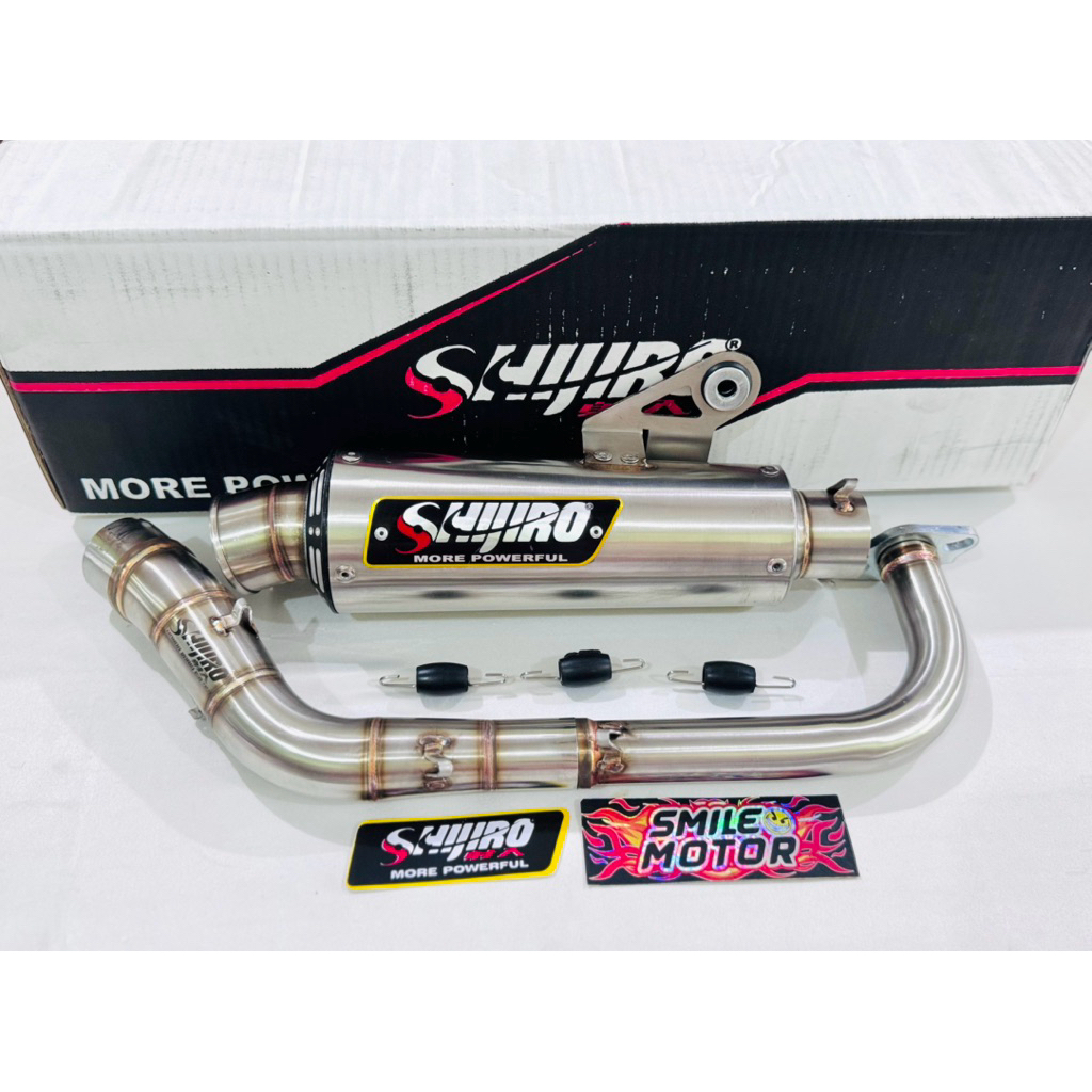 KNALPOT RACING SHIJIRO M3 VARIO125 VARIO150 OLD INLET 45