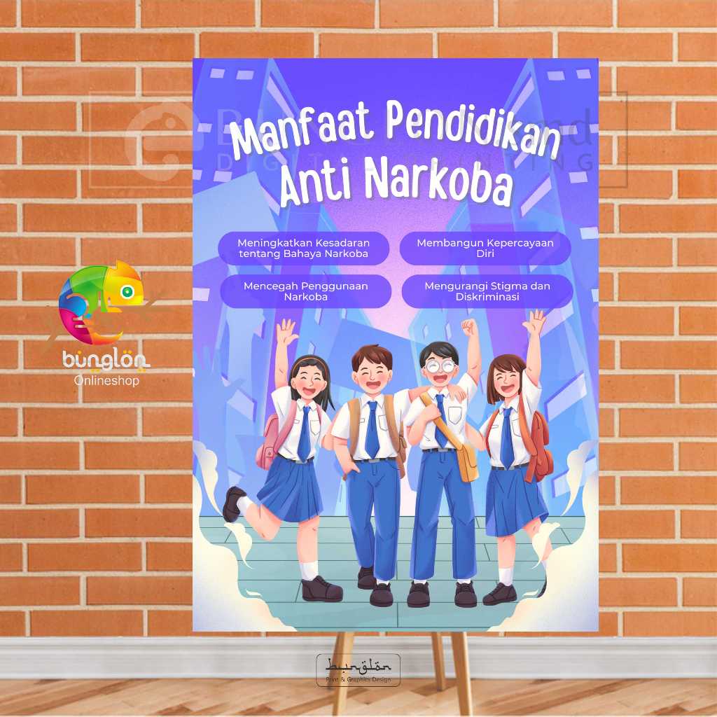 

Poster Manfaat Pendidikan Anti Narkoba
