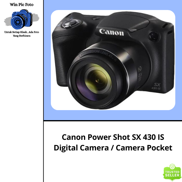 Kamera Canon PowerShot SX 430 IS / Camera Canon / Camera Pocket / Kamera Pocket / Kamera Digital / C