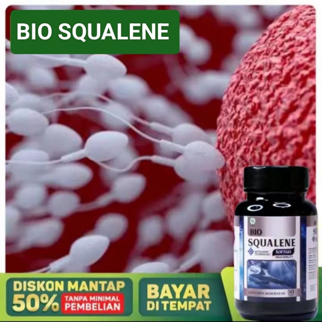 Bio Saualene Dapat meningkatkan kualitas sperma,