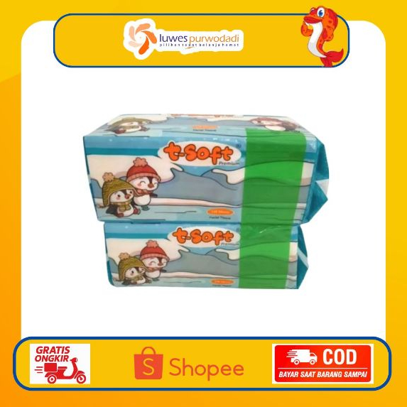 TISSUE FACIAL T-SOFT PREMIUM 2X200 Sheets