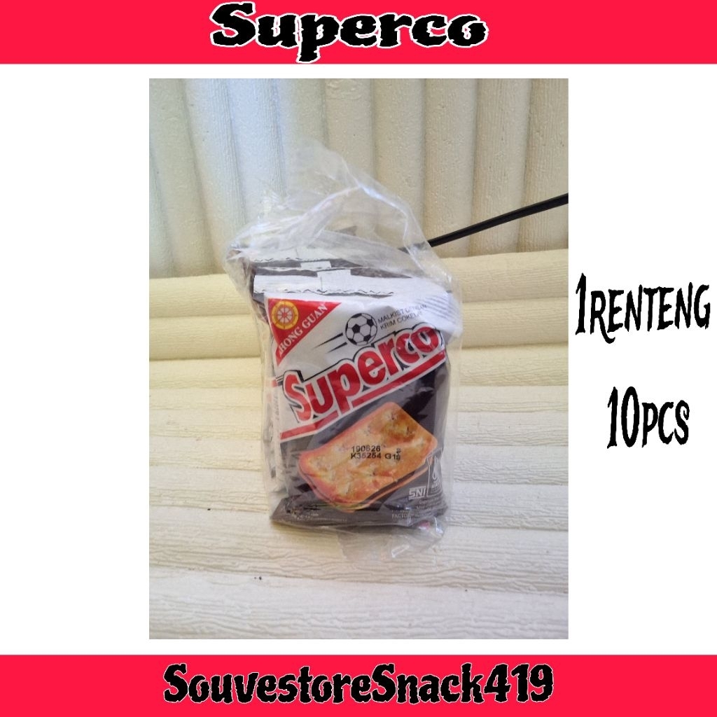 

Superco Cokelat Khong Guan renceng isi 10