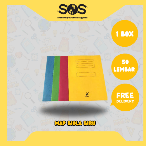 

Map Biola BIRU 1 box 50 pcs