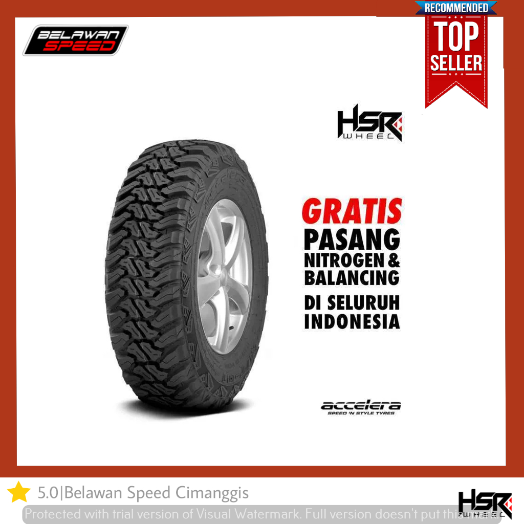 BAN MOBIL ACCELERA M/T-01 285 70 R17 UNTUK HILUX FORTUNER DLL RING 17 -SIAP KIRIM&PASANG