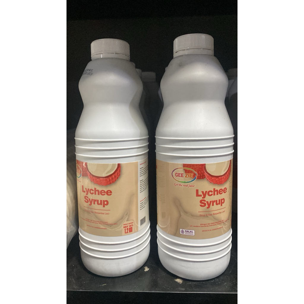 

lychee syrup / sirup leci / MGI