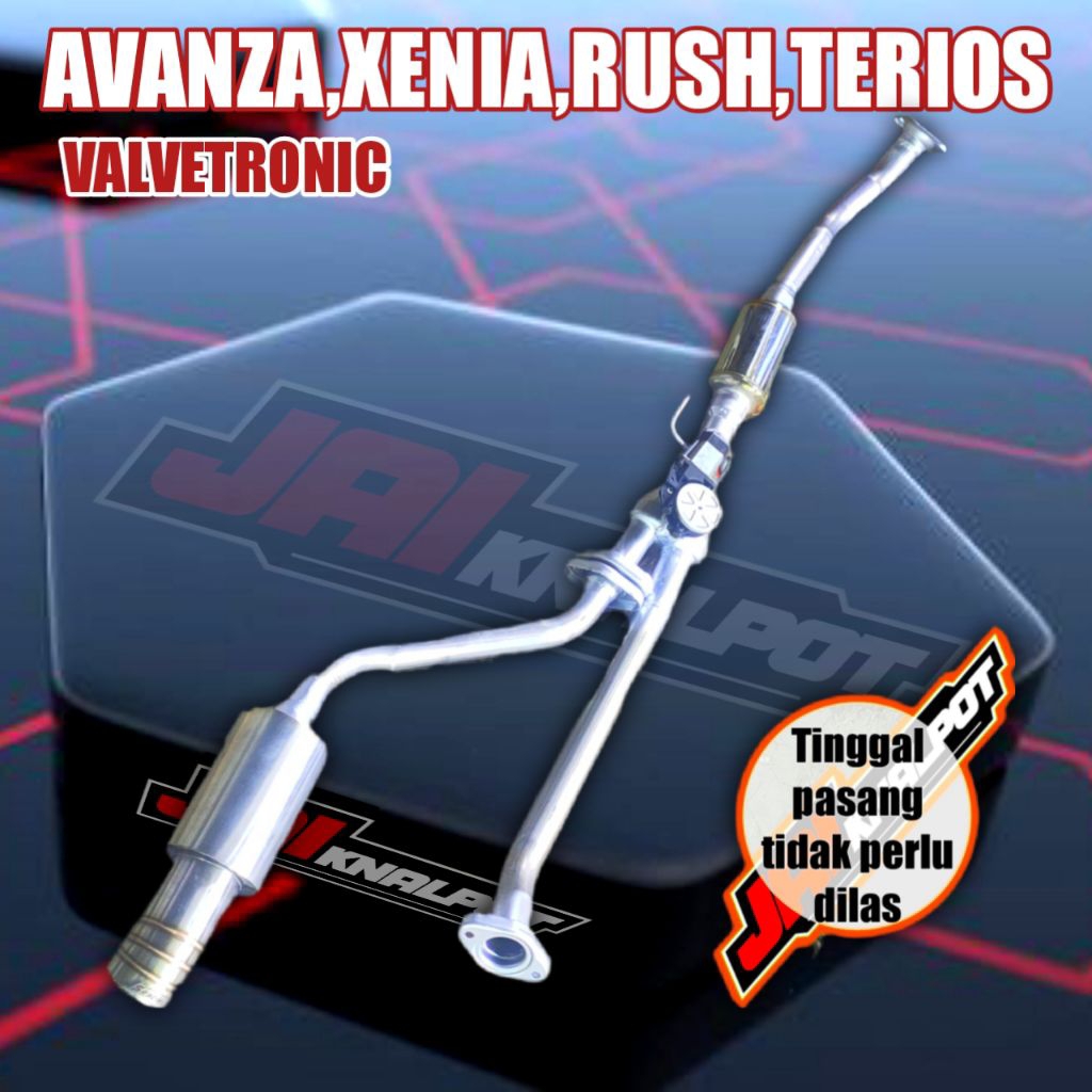 valvetronic knalpot 2 suara mobil Avanza Xenia