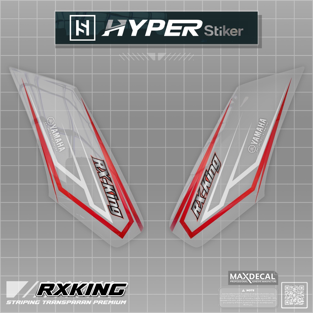 STRIPING TRANSPARAN RX KING/STIKER VARIASI RX KING