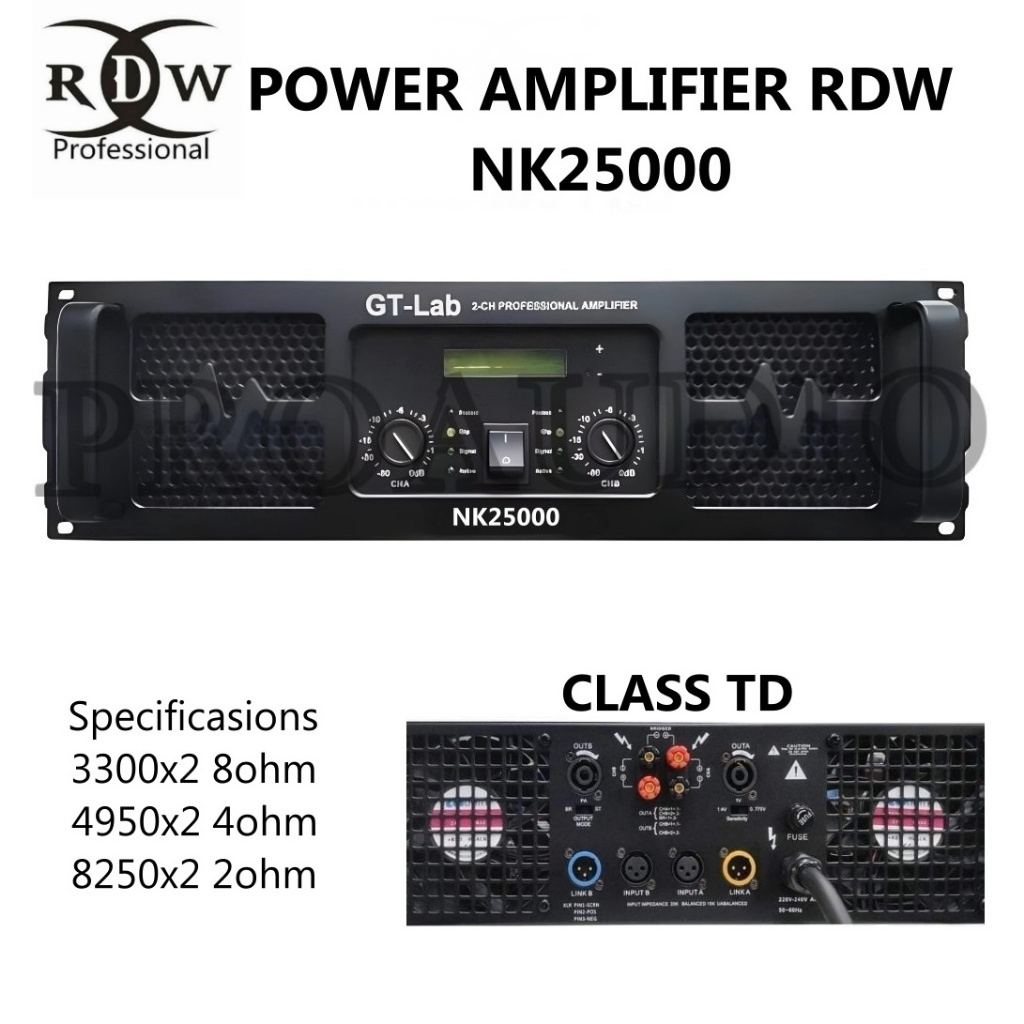 Power Amplifier gtlab gt lab nk25000 NK 25000 by rdw