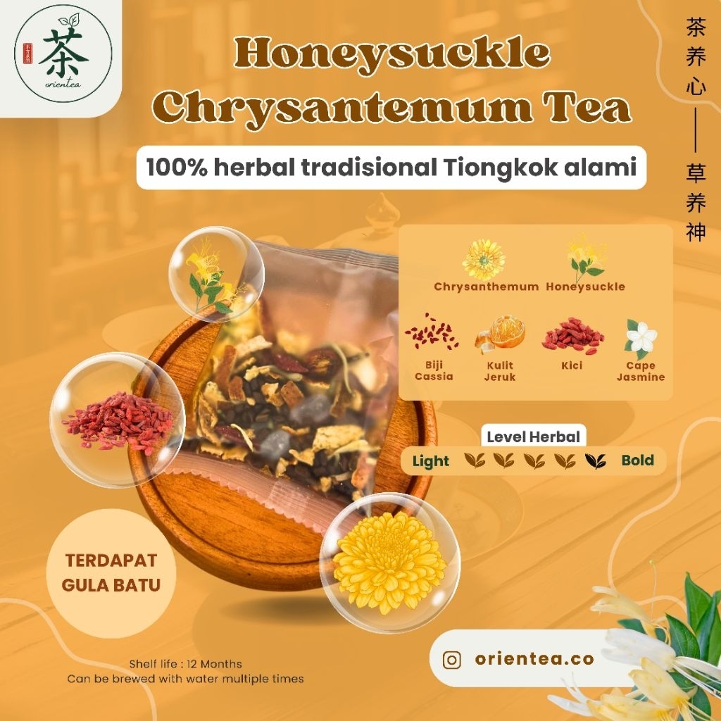 

[ORIENTEA HONEYSUCKLE CHRYSANTHEMUM KICI CASSIA SEEDS] TEH HERBAL PANAS DALAM KESEHATAN MATA DETOKS PENCERNAAN 100% PREMIUM 100% ORIGINAL 100% TERMURAH