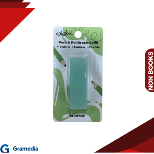 

Grmedia Medan - ESTUDEE PUSH&PULL ERASER REFILL ES-H258R GREEN