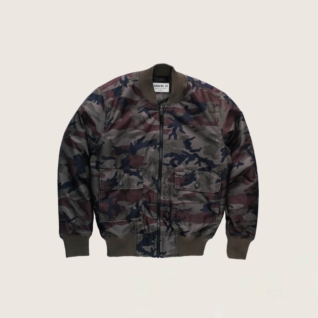 DND EXE Jaket Pria Lorange Armygreen