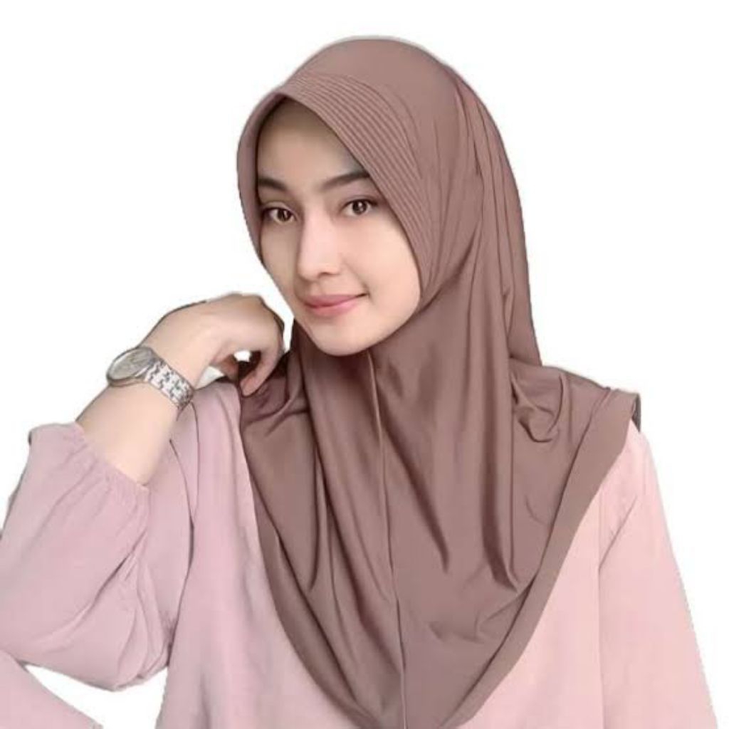 JILBAB SPORT/JILBAB SEKOLAH/OVAL L
