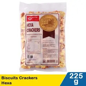 

Nissin Biscuits Crackers Hexa 225G