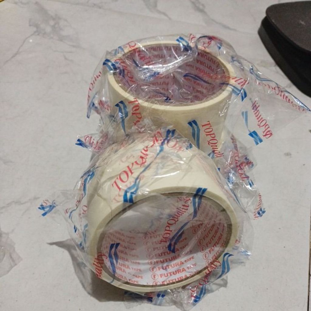 

Grosir (12pcs) lem kertas 2 inchi lakban kertas lebar 5cm madking tape 12pcs