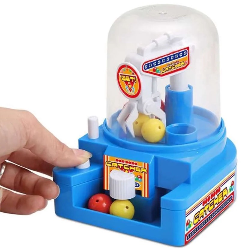 Sale Mesin Capit Bola Mainan Mini Ball Catcher Candy Machine Jepit Permen