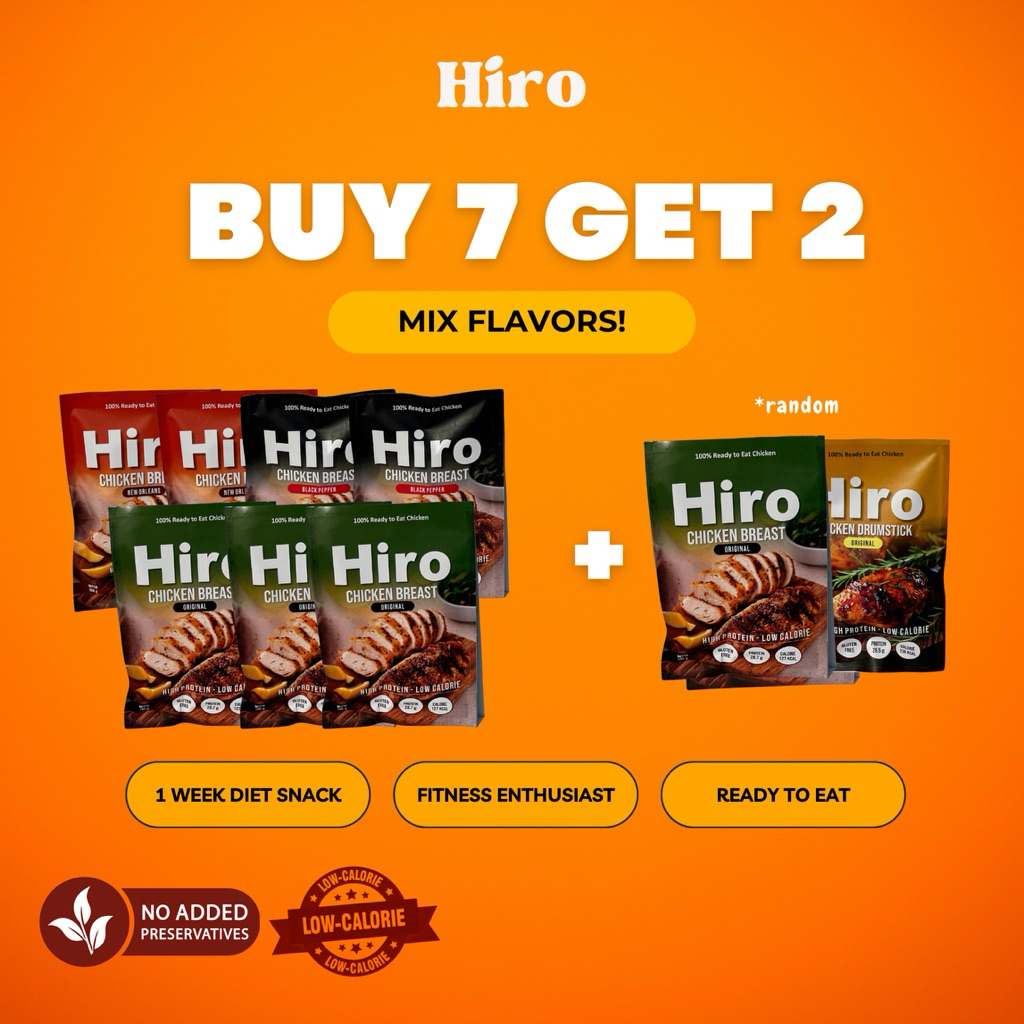 

[CLEARANCE SALE] Hiro Dada Ayam Diet Siap Saji - Lauk Daging Sehat Cepat Praktis Tinggi Protein Rendah Kalori