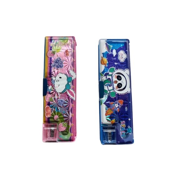 

(1 PCS) TEMPAT PENSIL / KOTAK PENSIL MAGNET KARAKTER SQUEEZY + RAUTAN MURAH (PC-SQ 2022)