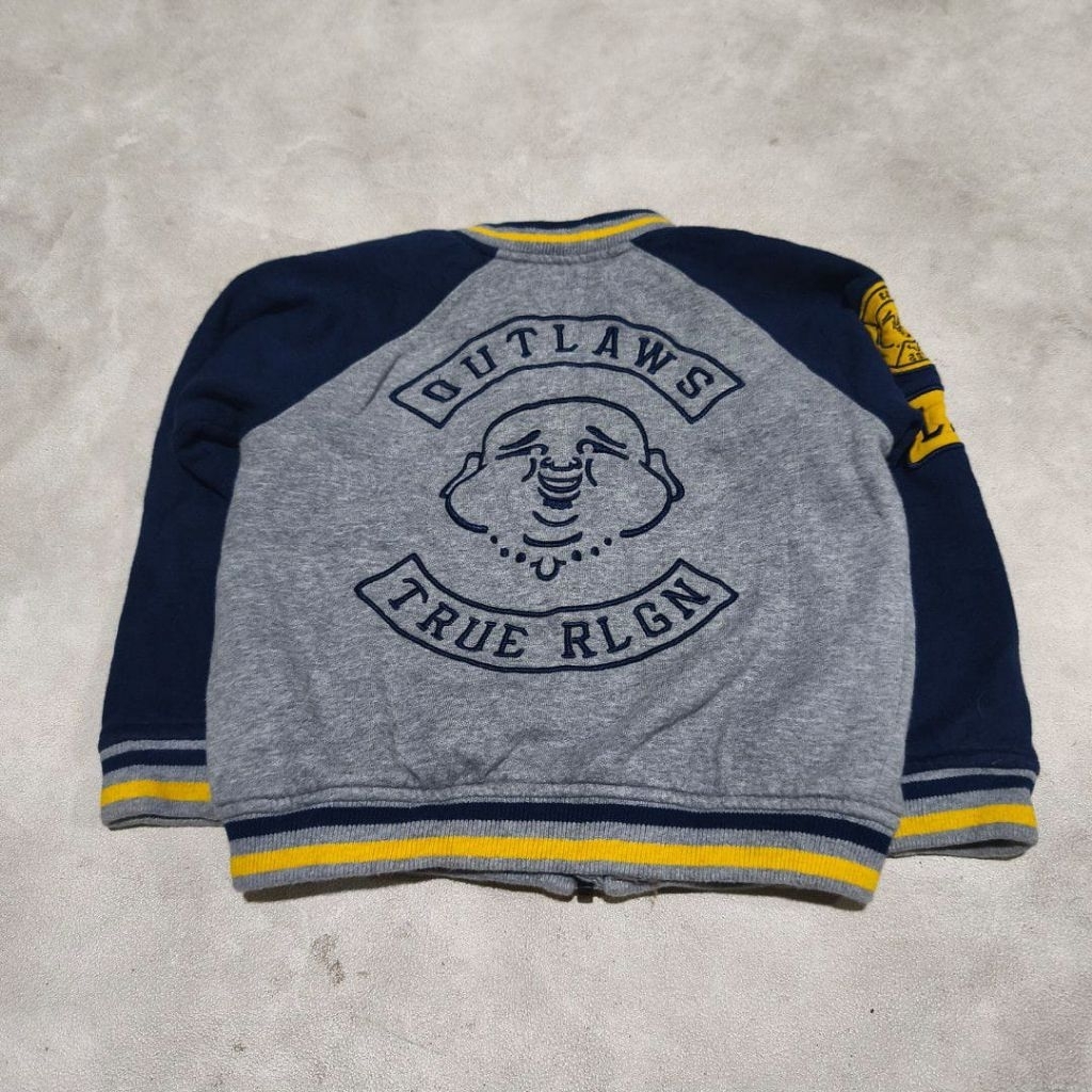 Jaket bomber anak  true religion abu