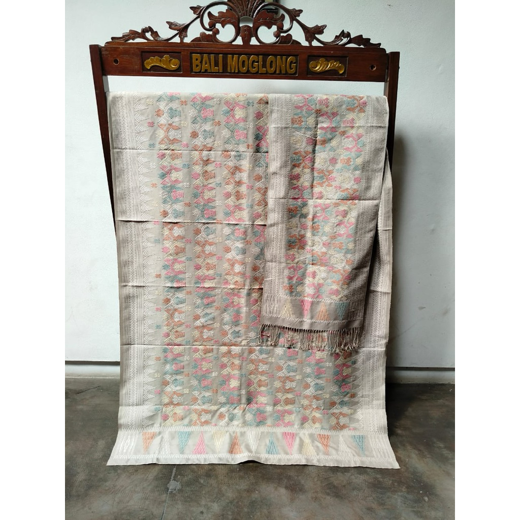 BALI MOGLONG - BUNDLE SONGKET JEMBRANA SUTRA MIX WARNA ALAM