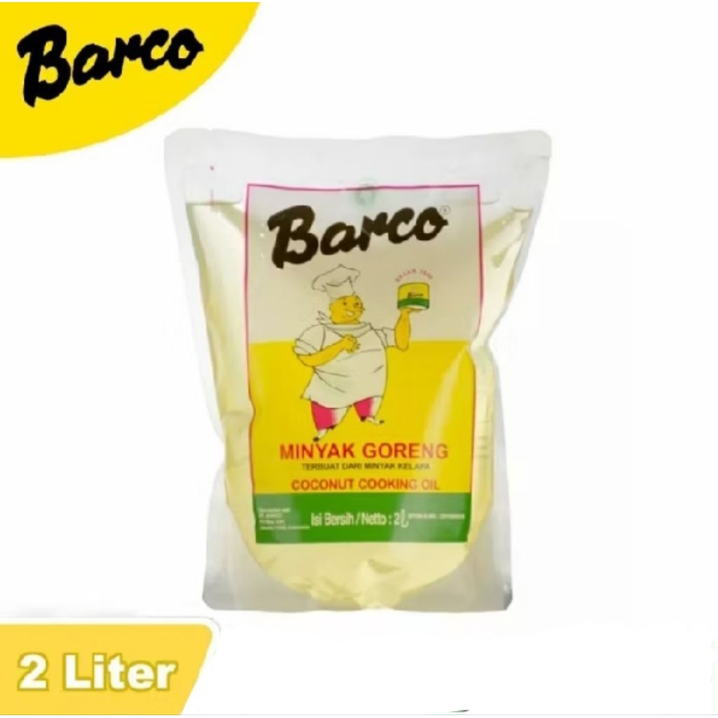 

Barco Minyak Goreng Kelapa Kemasan pouch 2 Liter