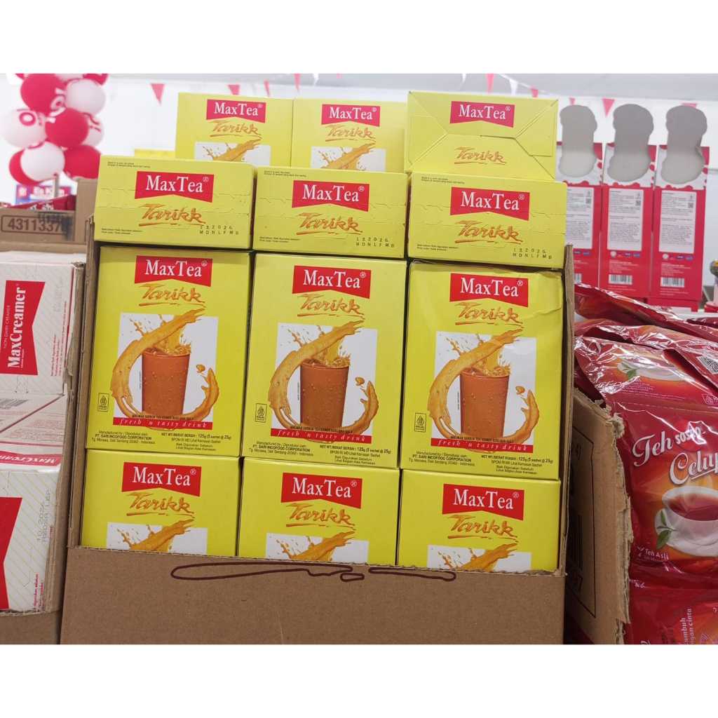 

Max Tea Tarik / teh tarik saset kotak