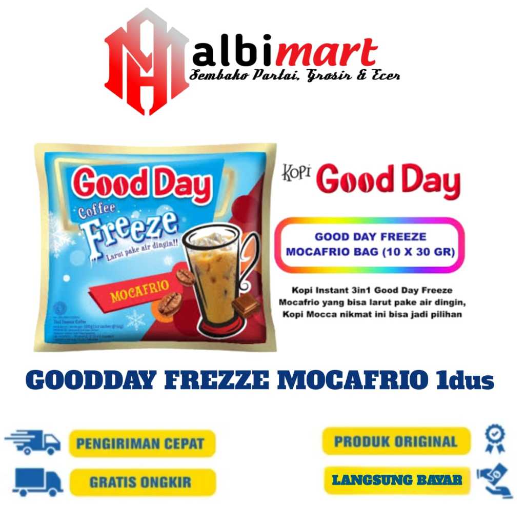 

GOODDAY FREZZE MOCAFRIO 1dus & 2dus