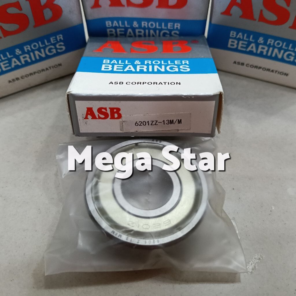 BEARING 6201 ZZ-13mm ASB asli