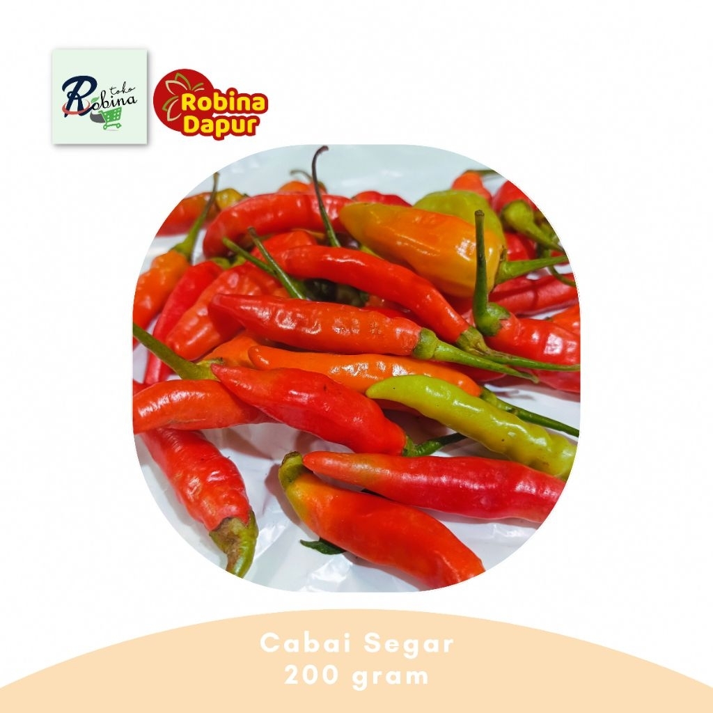 

Cabai Rawit Merah Cengek Segar 200 gr