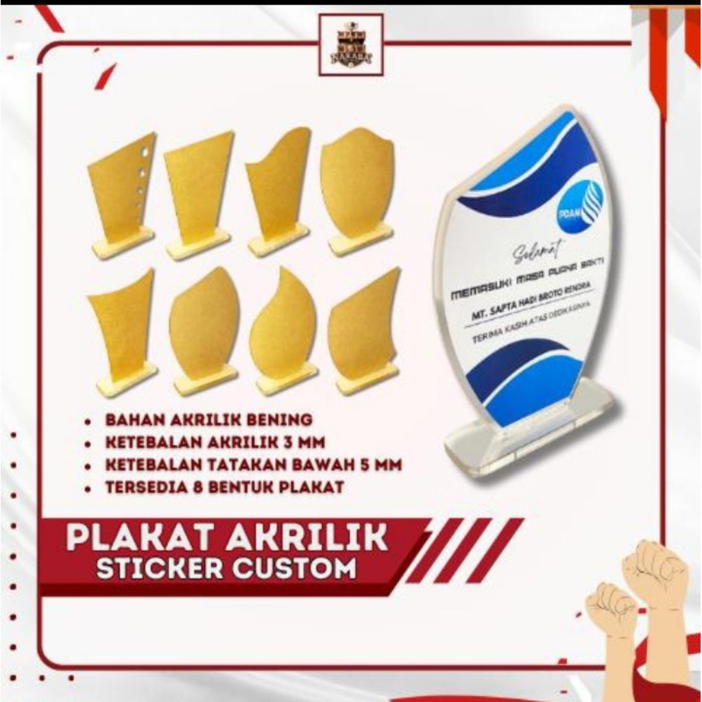 

Plakat Akrilik custom berkualitas
