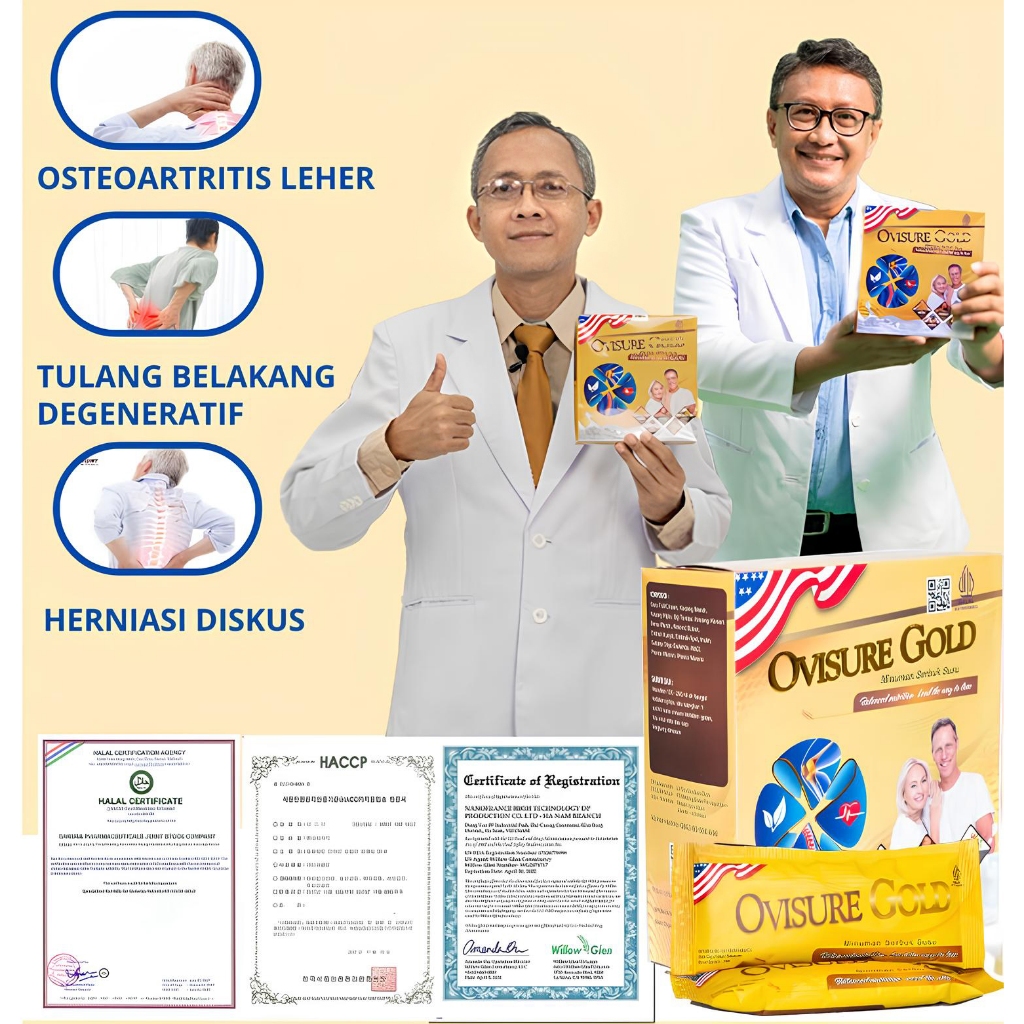 

Susu OVISURE GOLD – Susu BPOM untuk Kesehatan Tulang, Sendi, dan Pemulihan Kerusakan Tulang