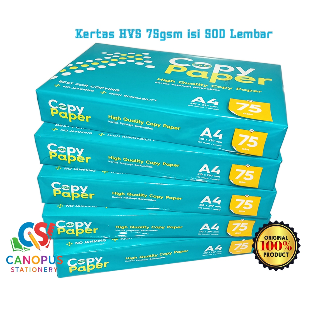 

Kertas hvs A4 75gsm - Kertas hvs 75gsm A4 copy paper