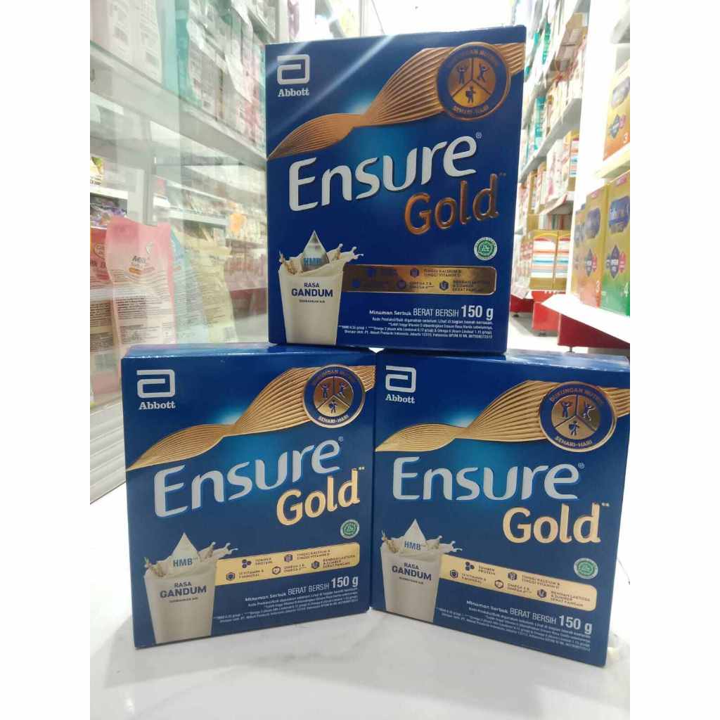 

Promo!!! Ensure Gold HMB Vanila 250g Nutrisi Dewasa Rendah Laktosa BPOM HALAL 3 Box