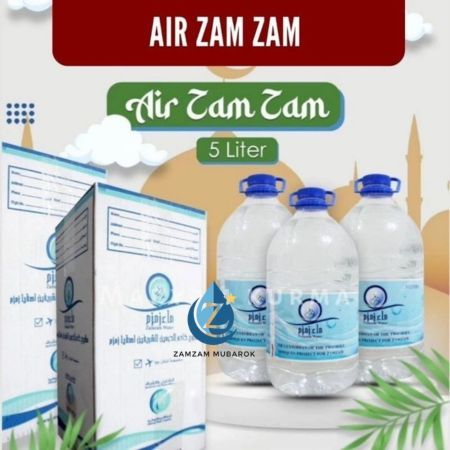 

Air zamzam 5liter/zamzam asli 5 liter/zamzam original Mekkah