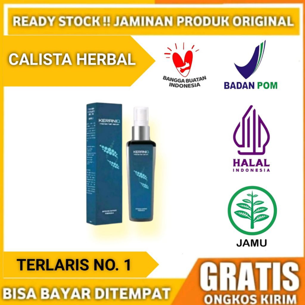 ( Terlaris ) Keraniq Hair Serum Asli 100% Original - Penumbuh Rambut -Kesehatan Penyubur Rambut Atas