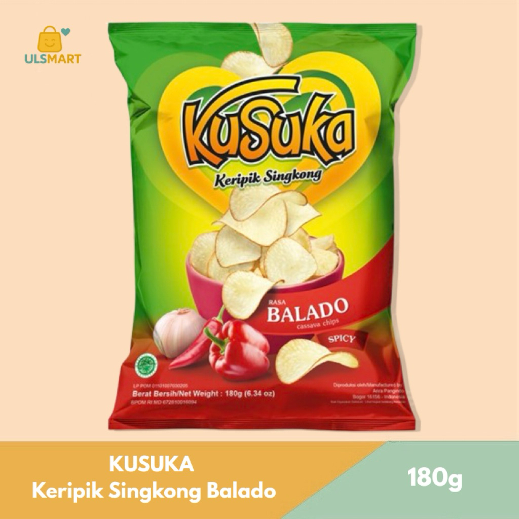 

KUSUKA Keripik Singkong Balado 180 g
