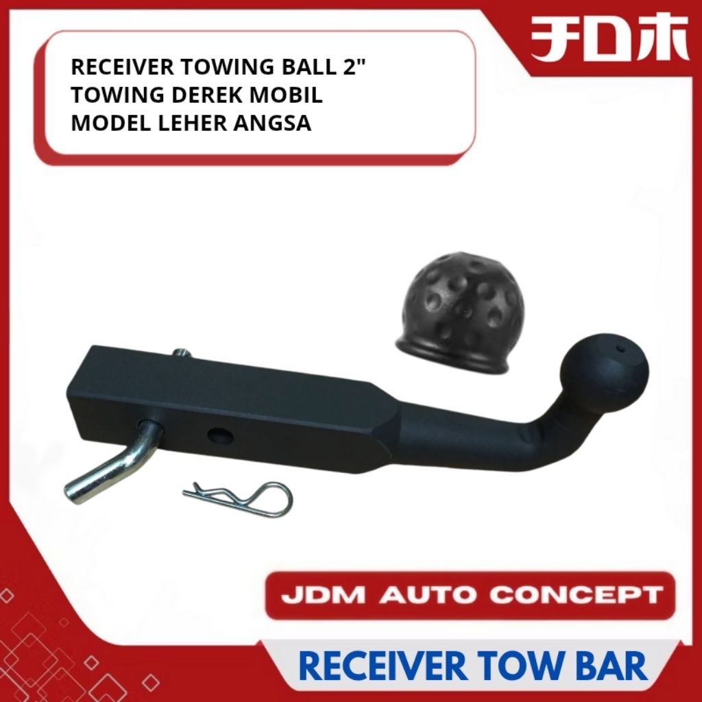 Receiver Towing Ball 2 inch / Receiver Towing Bar / Gandengan Anhang Towing Belakang